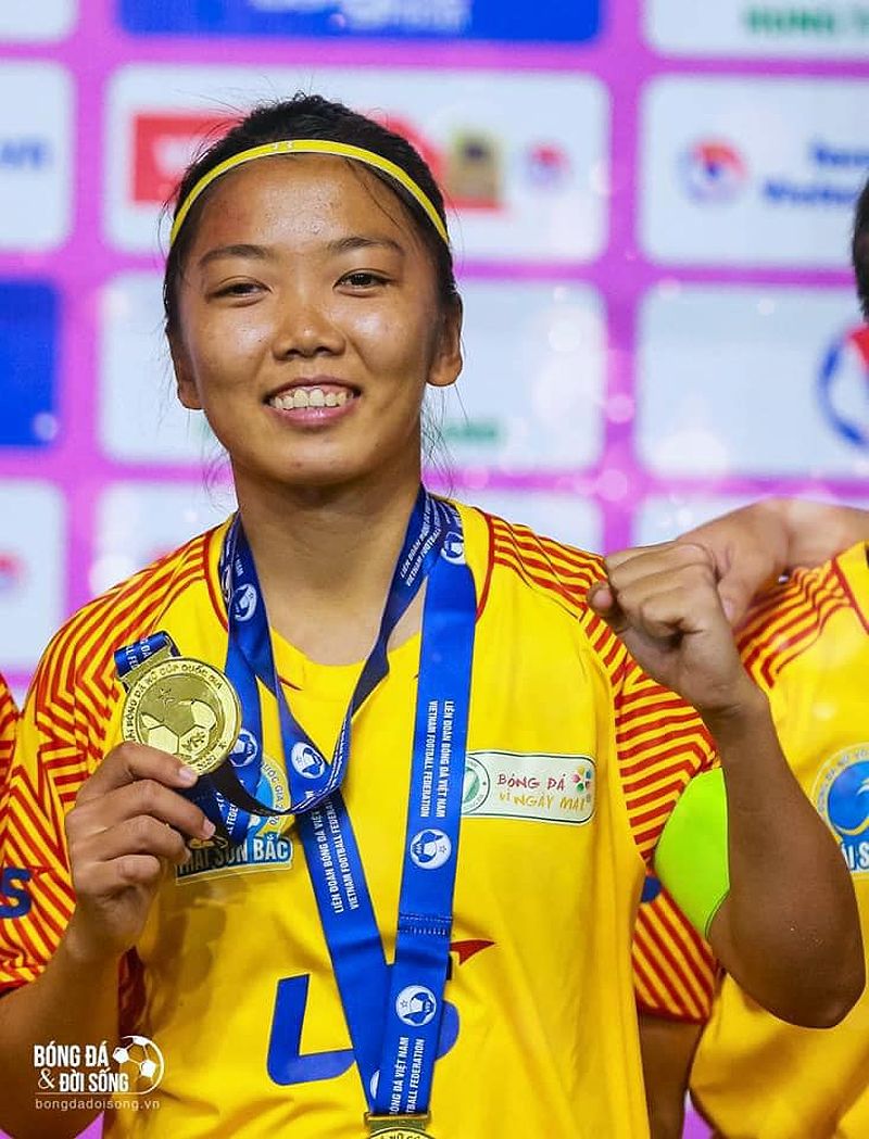 Huỳnh Như ghi bàn thắng duy nhất trong trận chung kết SEA Games 31, giúp đội tuyển nữ Việt Nam giành HCV.