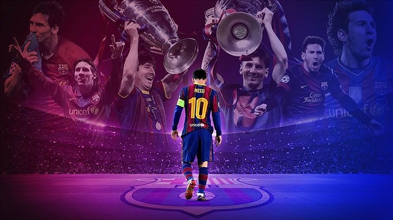 Lionel Messi trong màu áo của Barcelona, nơi anh ghi dấu ấn sâu đậm trong lịch sử bóng đá.