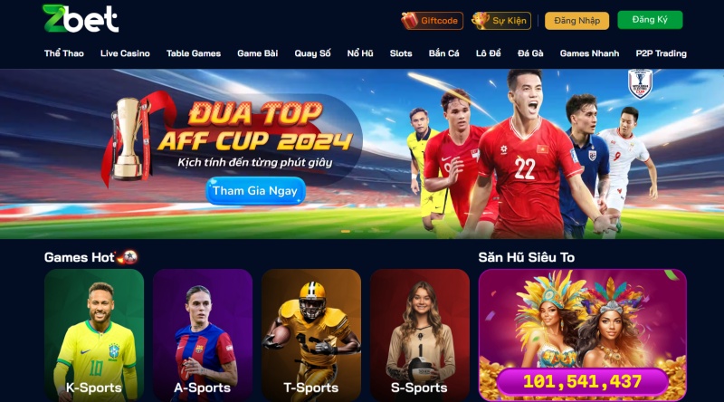 Zbet: Casino online hàng đầu Châu Mỹ