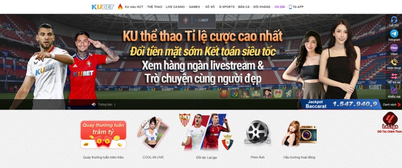 Kubet: Thương hiệu casino hàng đầu Châu Á 