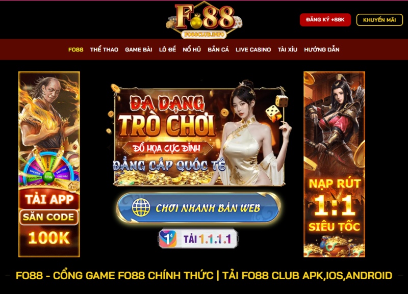 Khám Phá FO88 - Cổng Game Đổi Thưởng Trực Tuyến Hàng Đầu