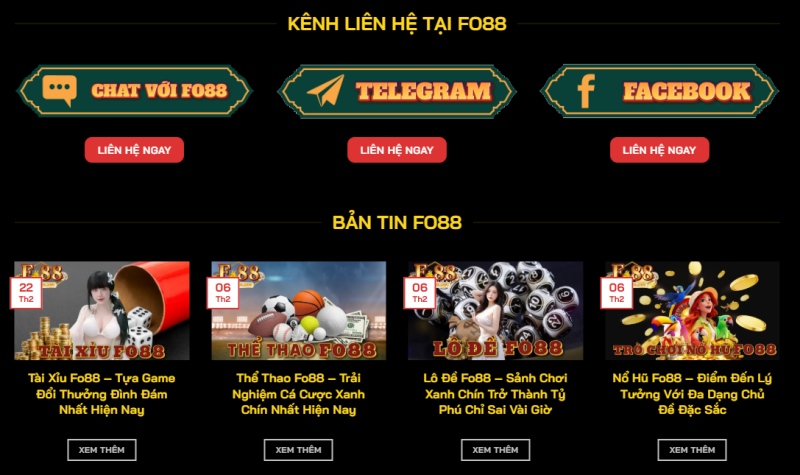 Những ưu điểm của cổng game FO88