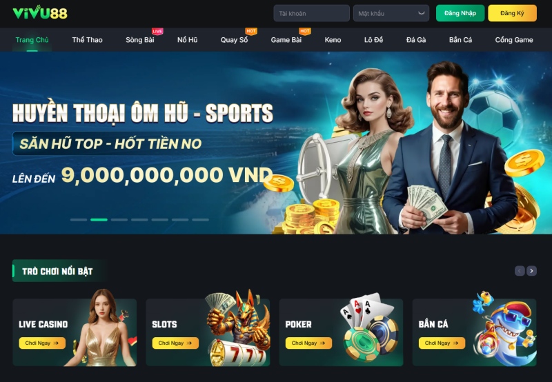 VIVU88 – Nhà cái trực tuyến hàng đầu Việt Nam