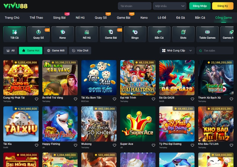Ưu điểm nổi bật của Vivu88