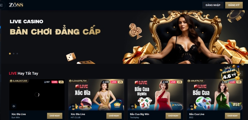 Zo88 – Thế giới giải trí đổi thưởng đỉnh cao