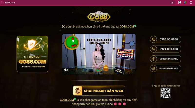 Những dấu hiệu đặc trưng của Go88 giả mạo