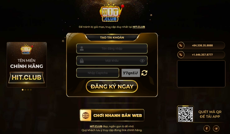 Phân biệt nhanh trang Hit Club thật và trang giả mạo
